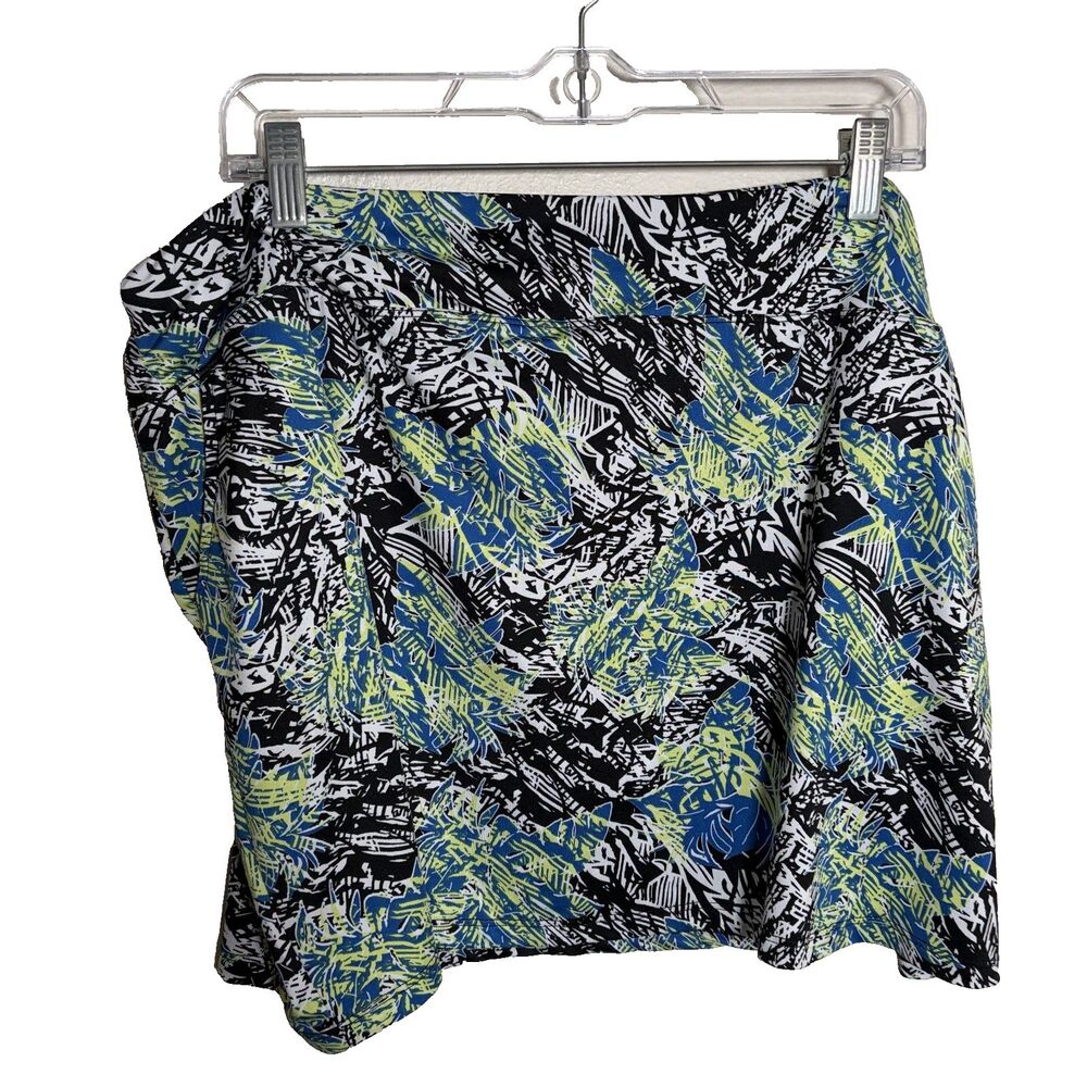 Emerald 18 Skirt Women's XL Printed Lined Active Athletic Skort Colorful